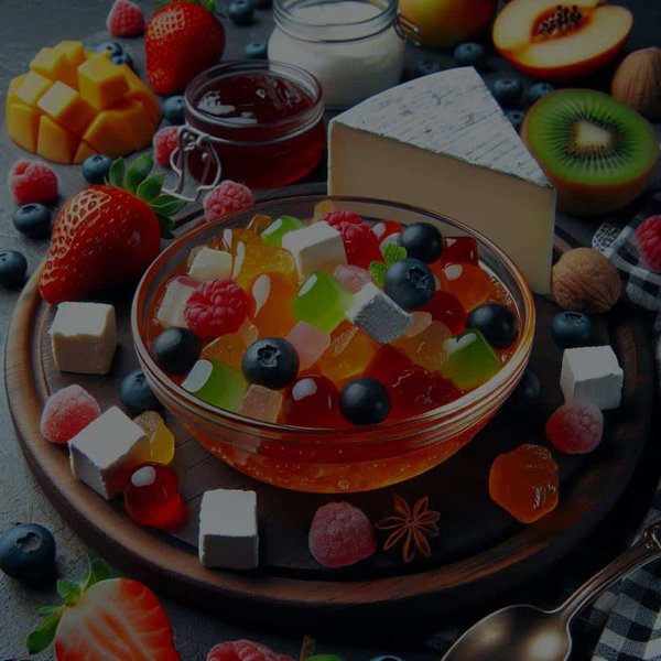 Quelles recettes de gelées de fruits sans sucre pour accompagner un fromage blanc 0%?