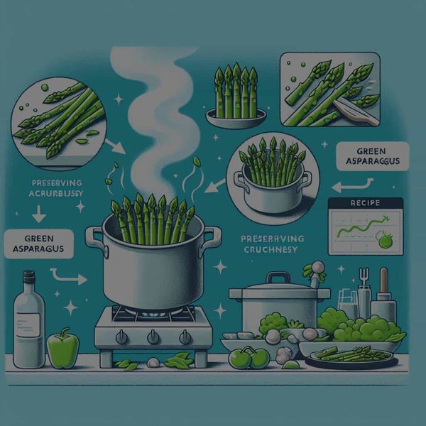 Comment cuire des asperges vertes à la vapeur tout en préservant leur croquant?